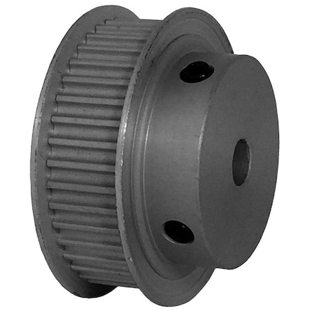 B&B Manufacturing 40-3P09M6FA6, Timing Pulley, Aluminum, Clear Anodized, 40-3P09M6FA6